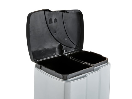 keeeper Poubelle 'gunnar', argent/anthracite