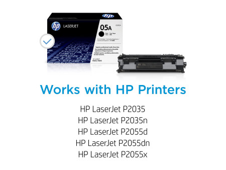 hp Toner pour hp LaserJet P2035/P2055, noir
