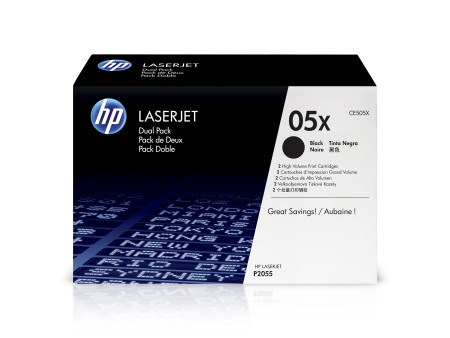 hp Toner pour LaserJet P2055, pack double, HC, noir