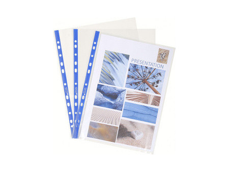 EXACOMPTA Pochette perforée Stop Doc, A4, PP, transparent