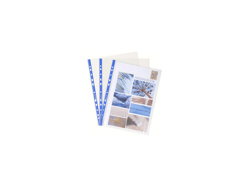 EXACOMPTA Pochette perforée Stop Doc, A4, PP, transparent