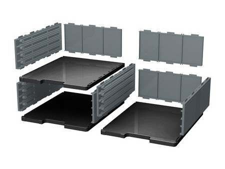 EXACOMPTA Module de classement MODULODOC Normal, noir / gris