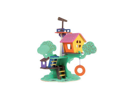Marabu KiDS Puzzle 3D 'Cabane dans l'arbre', 37 pièces