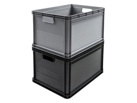 keeeper Caisse de rangement 'robert', 64 litres, graphite