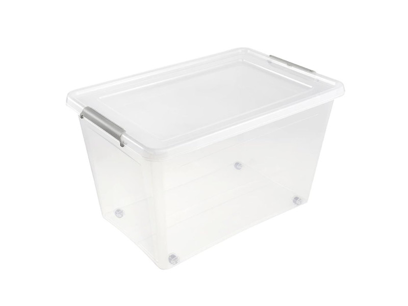 keeeper Boîte de rangement à clips Lars, à roulettes, 60 L
