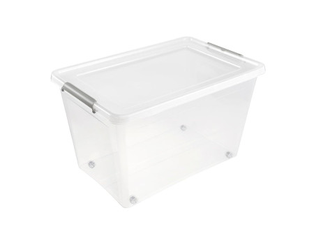 keeeper Boîte de rangement à clips Lars, à roulettes, 60 L