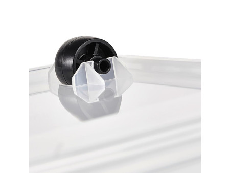 keeeper Boîte de rangement à clips Lars, à roulettes, 60 L