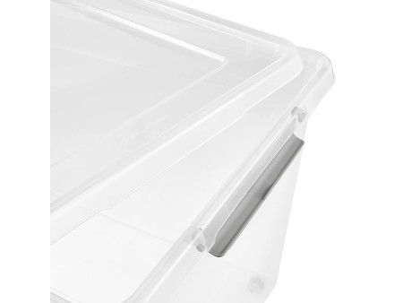 keeeper Boîte de rangement à clips Lars, à roulettes, 60 L