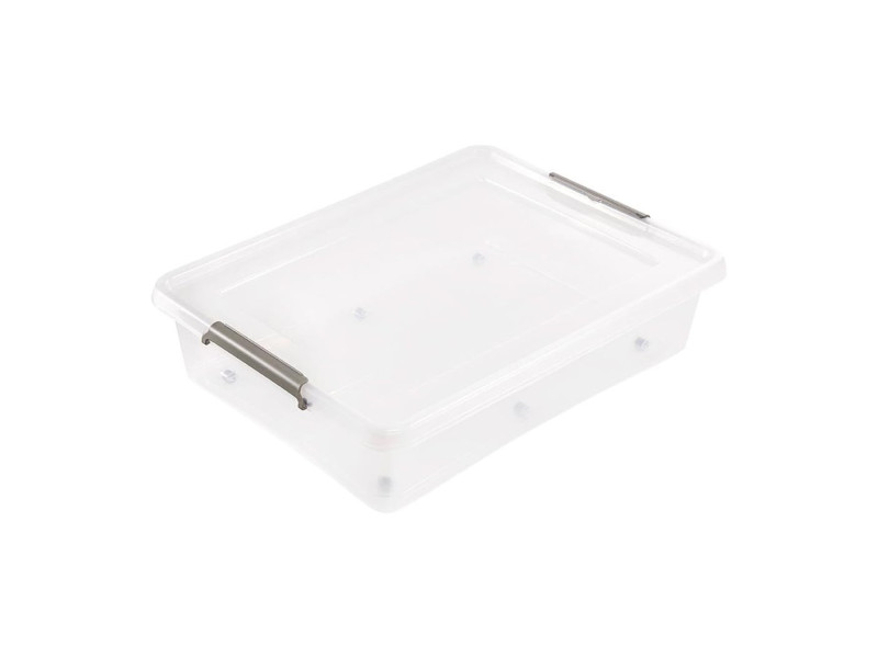 keeeper Boîte de rangement à clips Lars, à roulettes, 61 L