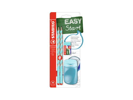 STABILO Kit d'écriture école EASYgraph 'S', droitier, bleu