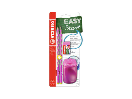 STABILO Kit d'écriture école EASYgraph 'S', droitier, bleu