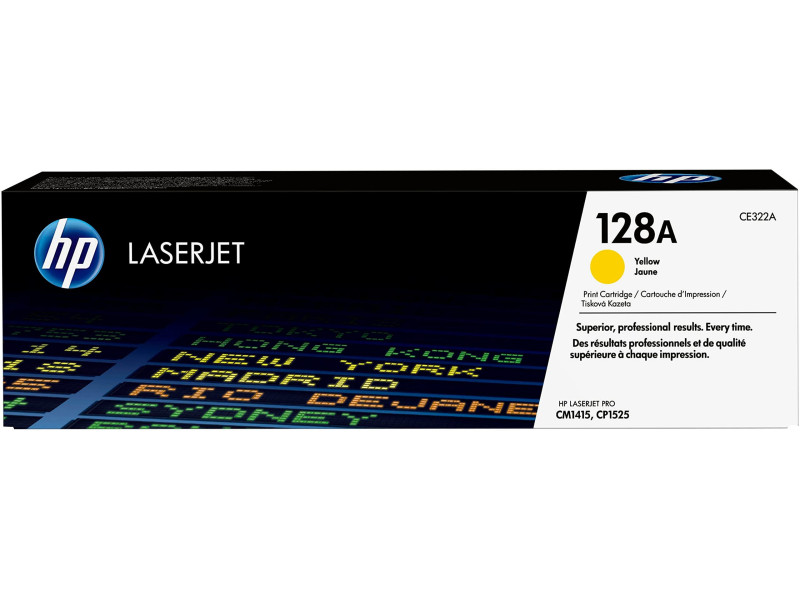 hp Toner hp 128A pour Color LaserJet CM1415, jaune
