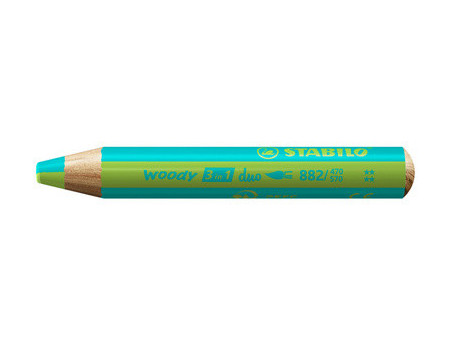 STABILO Crayon multi-talents woody 3en1 duo, rose/mauve lila