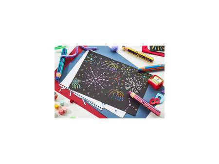 STABILO Crayon multi-talents woody 3en1 duo, rose/mauve lila