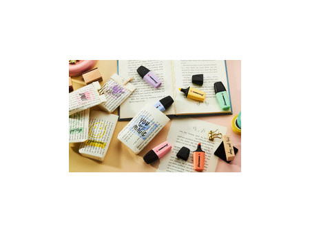 STABILO Surligneur BOSS MINI Pastel, étui carton de 3