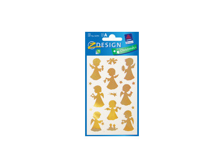 AVERY Zweckform ZDesign Stickers de Nöel 'Anges dorés'