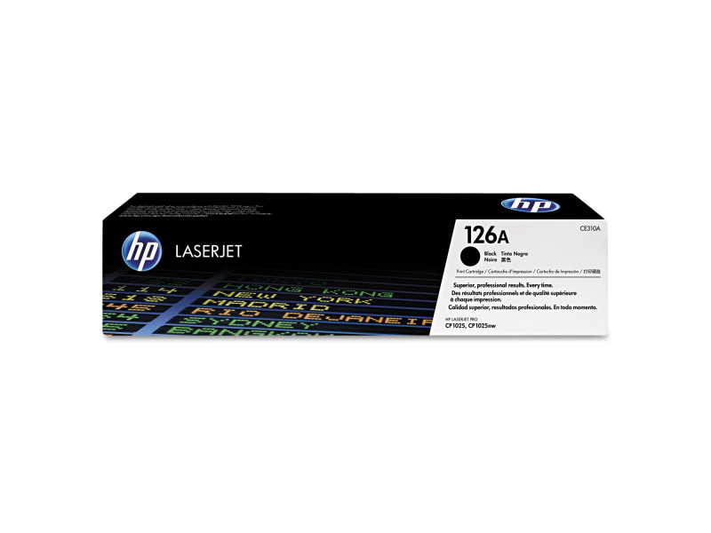 hp Toner hp 126A pour Color LaserJet CP1025, noir
