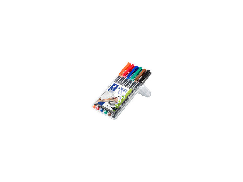 STAEDTLER Marqueur permanent 313S Lumocolor, étui de 4