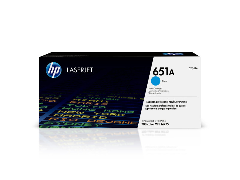 hp Toner 651A pour Color LaserJet Enterprise 700, cyan