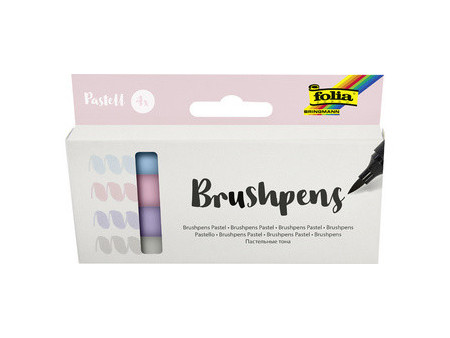 folia Stylo pinceau Brush Pens 'Pastell', kit de 4