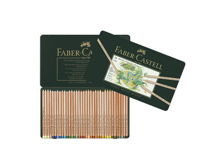 FABER-CASTELL Crayons de couleur PITT PASTELL, étui de 36 en