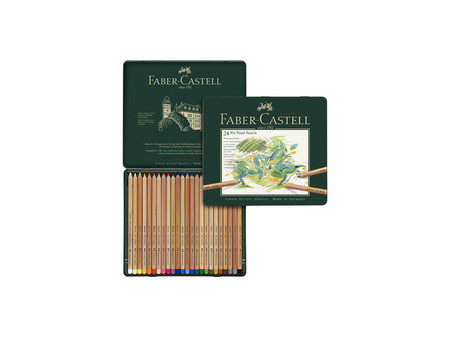 FABER-CASTELL Crayons de couleur PITT PASTELL, étui de 36 en