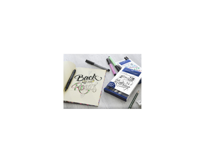 FABER-CASTELL Feutre PITT artist pen, étui de 6