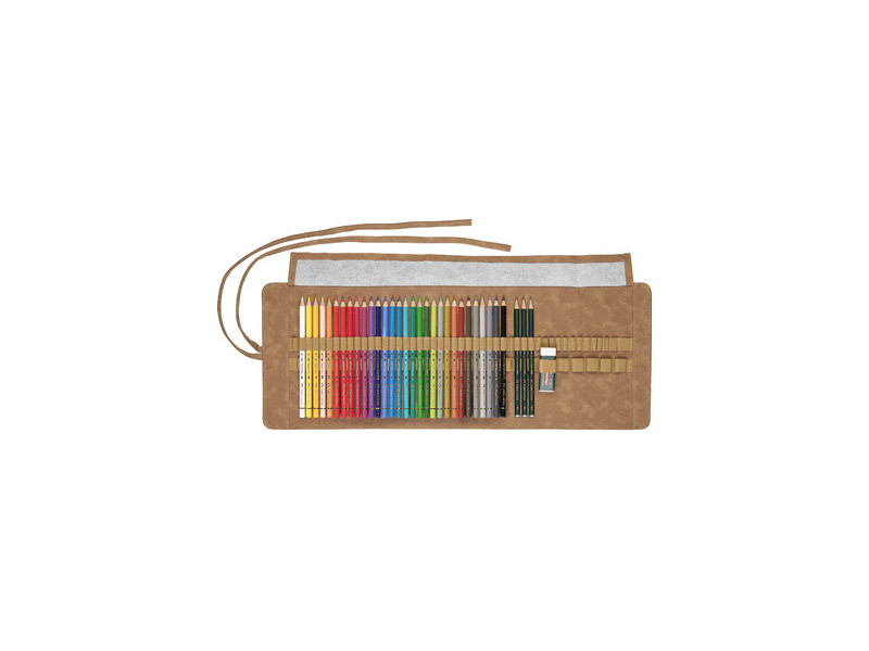 FABER-CASTELL Crayons de couleur POLYCHROMOS, étui de 34
