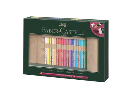 FABER-CASTELL Crayons de couleur POLYCHROMOS, étui de 34