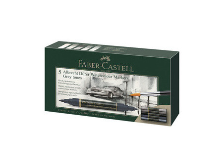 FABER-CASTELL Marqueur aquarelle ALBRECHT DÜRER, tons gris
