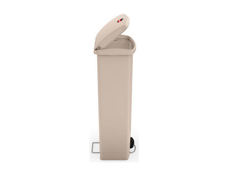 Rubbermaid Collecteur à pédale Slim Jim, 50 litres, rouge