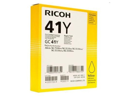 RICOH Toner pour RICOH Aficio SG3110DN, jaune, HC