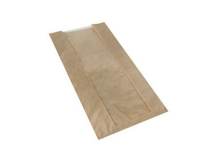 STARPAK Sachet à pain 'pure', 580 x 120 x 50 mm, marron