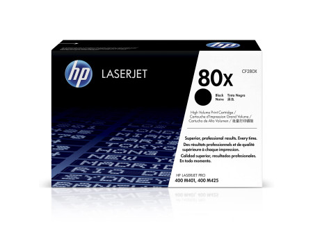 hp Toner 80X pour hp LaserJet Pro 400, HC, noir