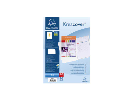 EXACOMPTA Protège-documents Kreacover, A4, 30 pochettes