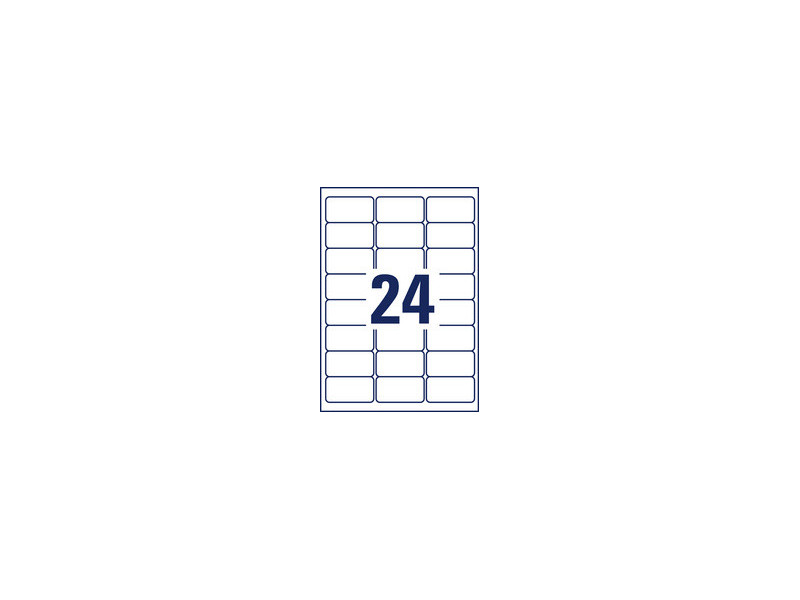 AVERY Zweckform Etiquette indécollable, blanc