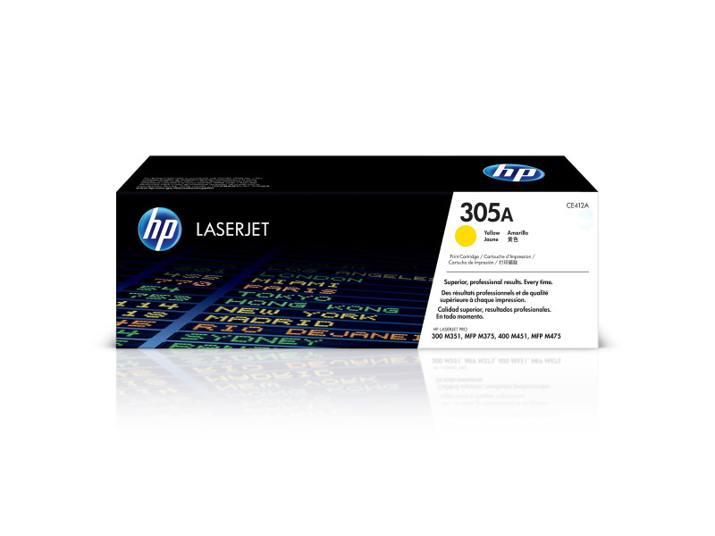 hp Toner hp 305A pour Color LaserJet Pro M451dn, jaune