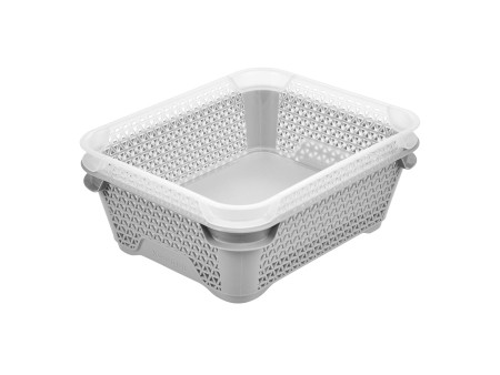keeeper Corbeille de rangement 'mirko', A6, nordic-grey