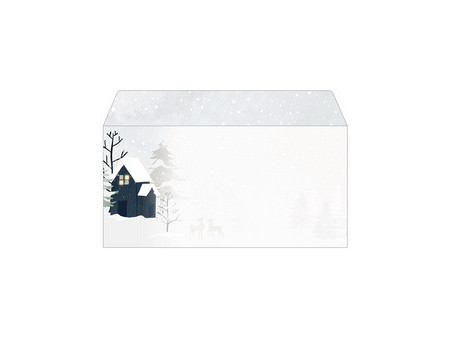 sigel Papier à motif de Noël 'Cosy Christmas Watercolor', A4