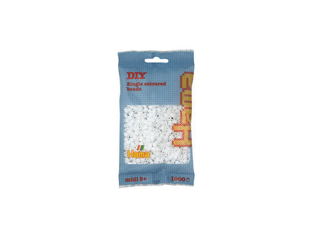 Hama Perles à repasser midi, dans un sachet, gris