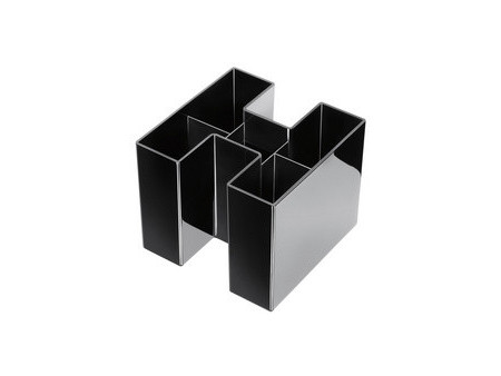 HAN Multipot à crayons BRAVO, 5 compartiments, noir