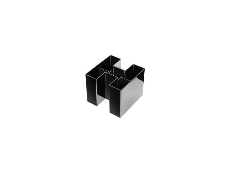 HAN Multipot à crayons BRAVO, 5 compartiments, noir