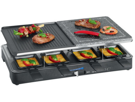 CLATRONIC Four à raclette RG 3518, avec pierre de cuisson