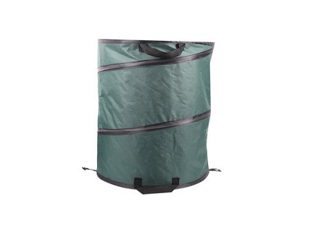 EDA Sac de jardin POP UP, 117 litres, polyester, vert foncé