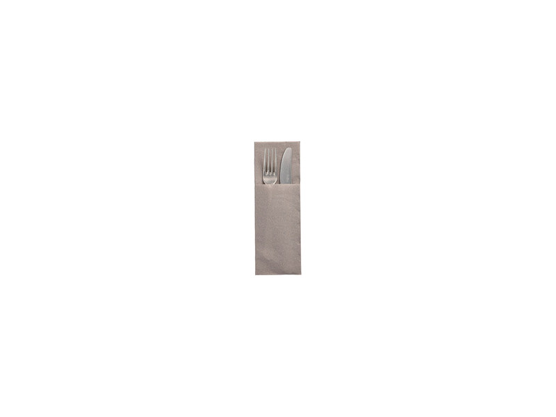 STARPAK Serviette pochette 'DAILY Collection', gris