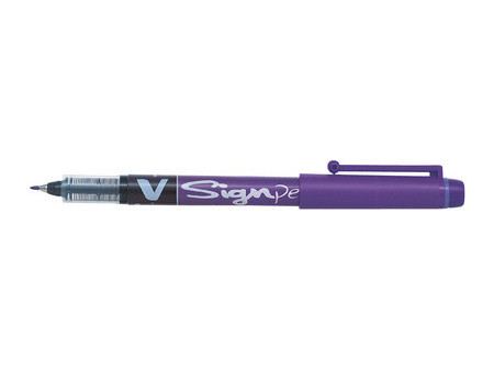 PILOT Stylo feutre V Sign Pen, bleu