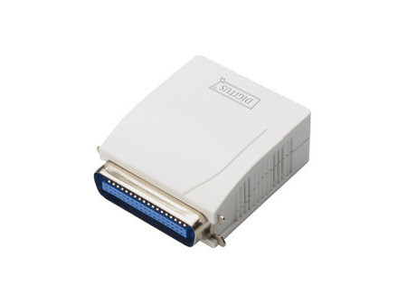 DIGITUS Serveur d'impression Fast Ethernet, parallèle, blanc