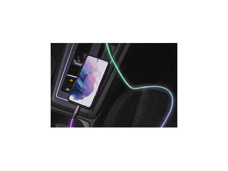 ANSMANN Câble de données & de charge, LED, USB-A/USB-C mâles