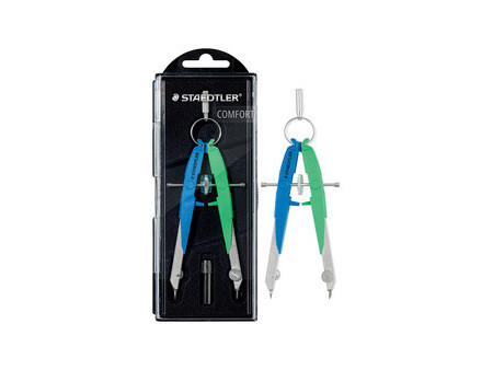 STAEDTLER Compas de précision Mars Comfort Neon, bleu/vert
