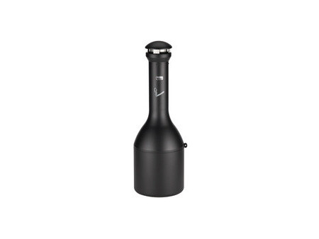 Rubbermaid Cendrier sur pied Infinity Genie, rond, noir